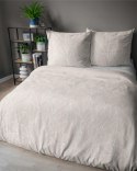 Pościel satynowa 160x200 beżowa liście 5087 A Home Satin 41 Pościel satynowa 160x200 beżowa liście 5087 A Home Satin 41