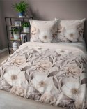 Pościel satynowa 160x200 cieniowane kwiaty w odcieniach beżu 5220 A Home Satin 41 Pościel satynowa 160x200 cieniowane kwiaty w odcieniach beżu 5220 A Home Satin 41