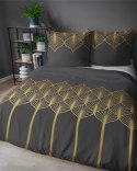 Pościel satynowa 160x200 czarna złota geometryczny motyw 5225 A Home Satin 41 Pościel satynowa 160x200 czarna złota geometryczny motyw 5225 A Home Satin 41
