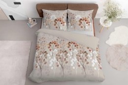 Pościel satynowa 160x200 gałązki z okrągłymi liśćmi beż 5223 A Home Satin 41