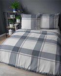 Pościel satynowa 160x200 kratka duża szara beżowa 5218 A Home Satin 41 Pościel satynowa 160x200 kratka duża szara beżowa 5218 A Home Satin 41