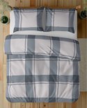 Pościel satynowa 160x200 kratka duża szara beżowa 5218 A Home Satin 41 Pościel satynowa 160x200 kratka duża szara beżowa 5218 A Home Satin 41