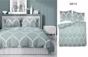 Pościel satynowa 160x200 miętowa geometryczna 5221 A Home Satin 41