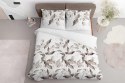 Pościel satynowa 220x200 Beżowa brązowe liście 5326 B Home Satin 41 Pościel satynowa 220x200 Beżowa brązowe liście 5326 B Home Satin 41