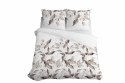 Pościel satynowa 220x200 Beżowa brązowe liście 5326 B Home Satin 41 Pościel satynowa 220x200 Beżowa brązowe liście 5326 B Home Satin 41