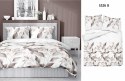 Pościel satynowa 220x200 Beżowa brązowe liście 5326 B Home Satin 41 Pościel satynowa 220x200 Beżowa brązowe liście 5326 B Home Satin 41