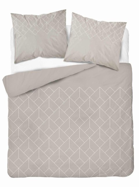 Pościel satynowa 220x200 Geometryczny ciepły beż 5327 B Home Satin 41 Pościel satynowa 220x200 Geometryczny ciepły beż 5327 B Home Satin 41