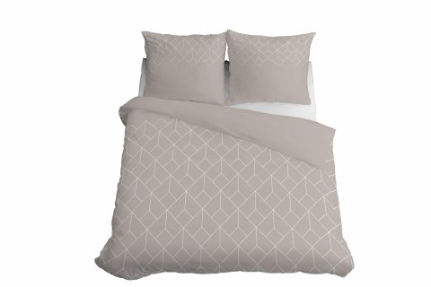 Pościel satynowa 220x200 Geometryczny ciepły beż 5327 B Home Satin 41 Pościel satynowa 220x200 Geometryczny ciepły beż 5327 B Home Satin 41