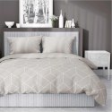 Pościel satynowa 220x200 Geometryczny ciepły beż 5327 B Home Satin 41 Pościel satynowa 220x200 Geometryczny ciepły beż 5327 B Home Satin 41