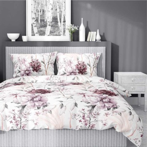 Pościel satynowa 220x200 Pudrowa różowa na jasnym tle 5222 B Home Satin 41 Pościel satynowa 220x200 Pudrowa różowa na jasnym tle 5222 B Home Satin 41