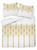 Pościel satynowa 220x200 Złota geometria na białym tłe 5225 B Home Satin 41 Pościel satynowa 220x200 Złota geometria na białym tłe 5225 B Home Satin 41
