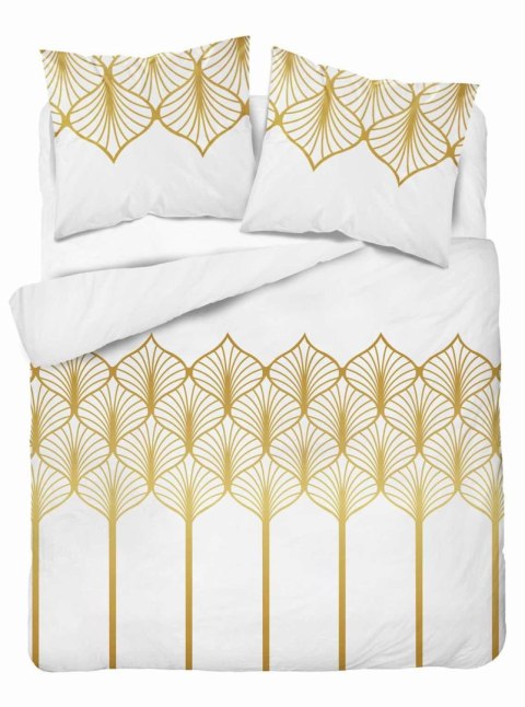 Pościel satynowa 220x200 Złota geometria na białym tłe 5225 B Home Satin 41 Pościel satynowa 220x200 Złota geometria na białym tłe 5225 B Home Satin 41