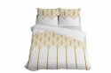 Pościel satynowa 220x200 Złota geometria na białym tłe 5225 B Home Satin 41 Pościel satynowa 220x200 Złota geometria na białym tłe 5225 B Home Satin 41