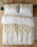 Pościel satynowa 220x200 Złota geometria na białym tłe 5225 B Home Satin 41 Pościel satynowa 220x200 Złota geometria na białym tłe 5225 B Home Satin 41