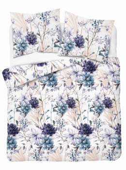 Pościel satynowa 220x200 akwarelowe kwiaty w odcieniach lawendy 5222 A Home Satin 41