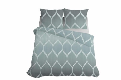 Pościel satynowa 220x200 miętowa geometryczna 5221 A Home Satin 41 Pościel satynowa 220x200 miętowa geometryczna 5221 A Home Satin 41