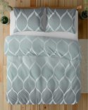 Pościel satynowa 220x200 miętowa geometryczna 5221 A Home Satin 41 Pościel satynowa 220x200 miętowa geometryczna 5221 A Home Satin 41