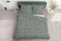 Pościel satynowa 220x200 szałwiowa liście drobne 5217 A Home Satin 41 Pościel satynowa 220x200 szałwiowa liście drobne 5217 A Home Satin 41