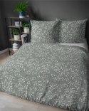 Pościel satynowa 220x200 szałwiowa liście drobne 5217 A Home Satin 41 Pościel satynowa 220x200 szałwiowa liście drobne 5217 A Home Satin 41