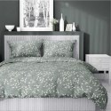 Pościel satynowa 220x200 szałwiowa liście drobne 5217 A Home Satin 41 Pościel satynowa 220x200 szałwiowa liście drobne 5217 A Home Satin 41
