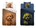Pościel świecąca w ciemności 140x200 Rudy Piesek 5421 A Fluo 68 Pościel świecąca w ciemności 140x200 Rudy Piesek 5421 A Fluo 68