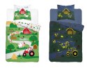 Pościel świecąca w ciemności 160x200 farma kolorowa zwierzęta 5407 A Fluo 68 Pościel świecąca w ciemności 160x200 farma kolorowa zwierzęta 5407 A Fluo 68