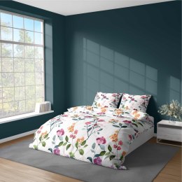Pościel z mikrofibry 220x200 Botaniczny kolorowy wzór 5033 A 65 Light