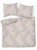Pościel z mikrofibry 220x200 Geometryczny styl ciepły beż 5029 A 65 Light Pościel z mikrofibry 220x200 Geometryczny styl ciepły beż 5029 A 65 Light