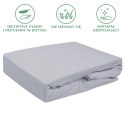 Prześcieradło frotte z gumką 160x200 popielate 024 Premium Prześcieradło frotte z gumką 160x200 popielate 024 Premium