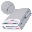Prześcieradło frotte z gumką 90x200 popielate 024 Premium Prześcieradło frotte z gumką 90x200 popielate 024 Premium