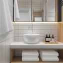 Ręcznik hotelowy 70x140 biały bawełniany 450 g/m2 frotte Ręcznik hotelowy 70x140 biały bawełniany 450 g/m2 frotte