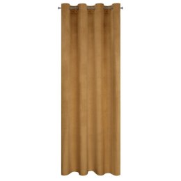 Zasłona 140x250 Rosa miodowa welurowa gotowa na przelotkach D91