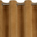 Zasłona 140x250 Rosa miodowa welurowa gotowa na przelotkach D91 Zasłona 140x250 Rosa miodowa welurowa gotowa na przelotkach D91