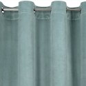 Zasłona 140x250 Rosa szałwiowa welurowa gotowa na przelotkach D91 Zasłona 140x250 Rosa szałwiowa welurowa gotowa na przelotkach D91