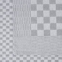 Komplet ścierek kuchennych 2szt 50x70 Mauro srebrna kratka Eurofirany