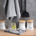 Komplet ścierek kuchennych 2szt 50x70 Mauro stalowa kratka Eurofirany Komplet ścierek kuchennych 2szt 50x70 Mauro stalowa kratka Eurofirany
