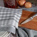 Komplet ścierek kuchennych 3szt 50x70 Lucy srebrna biała kratka Eurofirany Komplet ścierek kuchennych 3szt 50x70 Lucy srebrna biała kratka Eurofirany