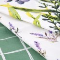 Komplet ścierek kuchennych 3szt 50x75 Lavender zielona fioletowa kratka kwiaty Eurofirany Komplet ścierek kuchennych 3szt 50x75 Lavender zielona fioletowa kratka kwiaty Eurofirany