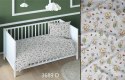 Pościel bawełniana 140x200 pszczółki szara żółta dziecięca zapinana na suwak 3689 D KARO Kraina Snów Pościel bawełniana 140x200 pszczółki szara żółta dziecięca zapinana na suwak 3689 D KARO Kraina Snów
