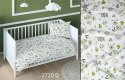 Pościel bawełniana 160x200 morska biała zielona dziecięca zapinana na suwak 2720 D KARO Kraina Snów Pościel bawełniana 160x200 morska biała zielona dziecięca zapinana na suwak 2720 D KARO Kraina Snów