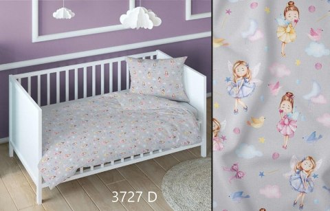 Pościel bawełniana 160x200 wróżki szara kolorowa dziecięca zapinana na suwak 3727 D KARO Kraina Snów Pościel bawełniana 160x200 wróżki szara kolorowa dziecięca zapinana na suwak 3727 D KARO Kraina Snów