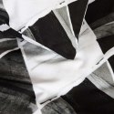 Pościel bawełniana 180x200 71480/1 grafitowa czarna biała geometria Cottonlove Pościel bawełniana 180x200 71480/1 grafitowa czarna biała geometria Cottonlove