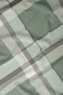 Pościel satynowa 160x200 zielona kratka zapinana na suwak 5069 B - Karo Satin 160 Pościel satynowa 160x200 zielona kratka zapinana na suwak 5069 B - Karo Satin 160