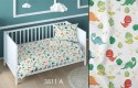 Poszewka bawełniana 40x40 dinozaury biała kolorowa dziecięca zapinana na suwak 3811 A KARO Kraina Snów Poszewka bawełniana 40x40 dinozaury biała kolorowa dziecięca zapinana na suwak 3811 A KARO Kraina Snów
