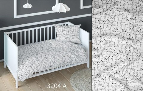 Poszewka bawełniana 40x40 kotki biała czarna dziecięca zapinana na suwak 3204 A KARO Kraina Snów Poszewka bawełniana 40x40 kotki biała czarna dziecięca zapinana na suwak 3204 A KARO Kraina Snów