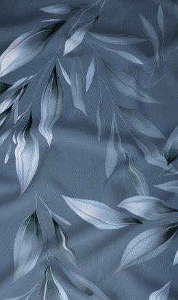 Poszewka bawełniana 70x80 morelowa liście zapinana na suwak 5048 A KARO Bawełna Max
