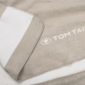 Koc bawełniany akrylowy 150x200 Tom Tailor beżowy kremowy pasy żakardowy Koc bawełniany akrylowy 150x200 Tom Tailor beżowy kremowy pasy żakardowy