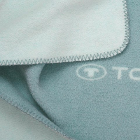 Koc bawełniany akrylowy 150x200 Tom Tailor miętowy seledynowy jednobarwny żakardowy Koc bawełniany akrylowy 150x200 Tom Tailor miętowy seledynowy jednobarwny żakardowy