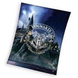 Koc narzuta z mikrofibry 130x170 Harry Potter granatowy C24