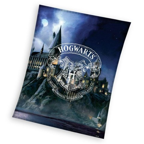Koc narzuta z mikrofibry 130x170 Harry Potter granatowy C24 Koc narzuta z mikrofibry 130x170 Harry Potter granatowy C24